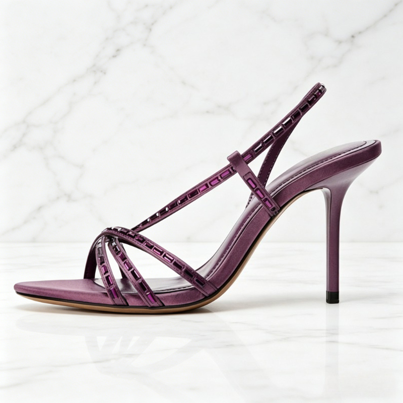 صنادل نسائية بكعب عالٍ مزينة ب - مراجعة Women'S Shoes Quality وسعره
