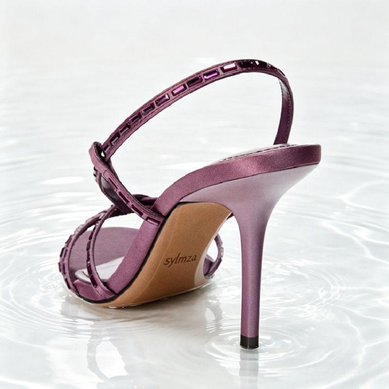 صنادل نسائية بكعب عالٍ مزينة ب - مراجعة Women'S Shoes Quality وسعره