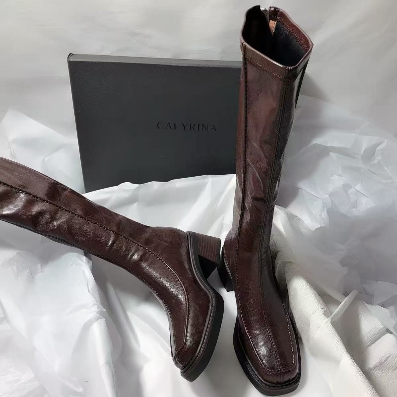 حذاء طويل للنساء ذو مقدمة مستد - مراجعة Knee High Boots Women وسعره